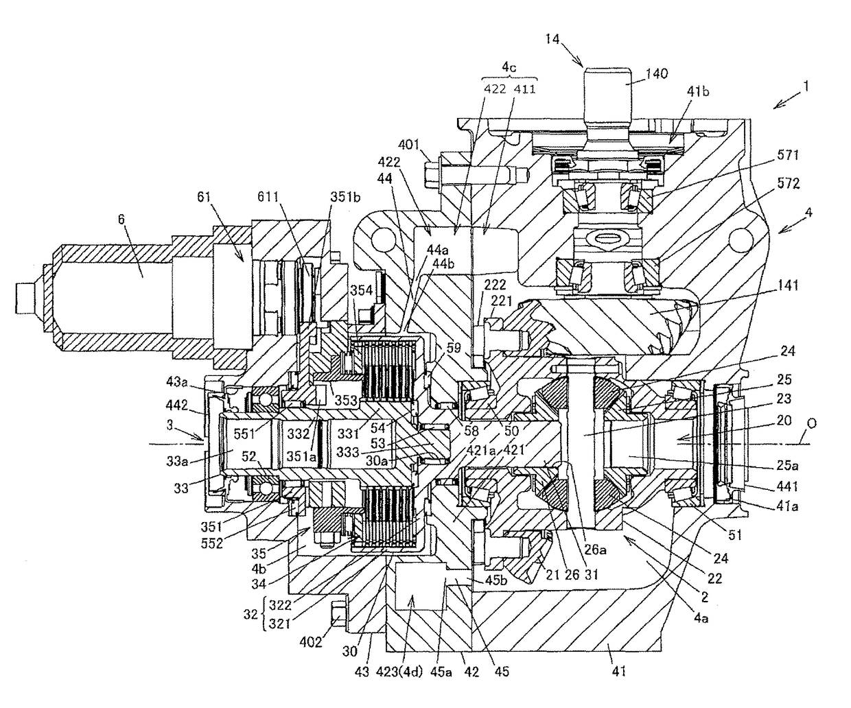 Vehicle driving force distribution device