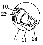 Clinical clysis-type osmotic treatment device for nephrology department