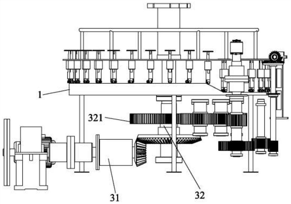 Filling machine of bottled liquid