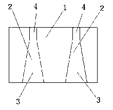 Molding drawing die of U-shaped elliptical or approximately elliptical condensation pipe, and machining method of molding drawing die