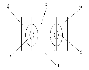 Molding drawing die of U-shaped elliptical or approximately elliptical condensation pipe, and machining method of molding drawing die