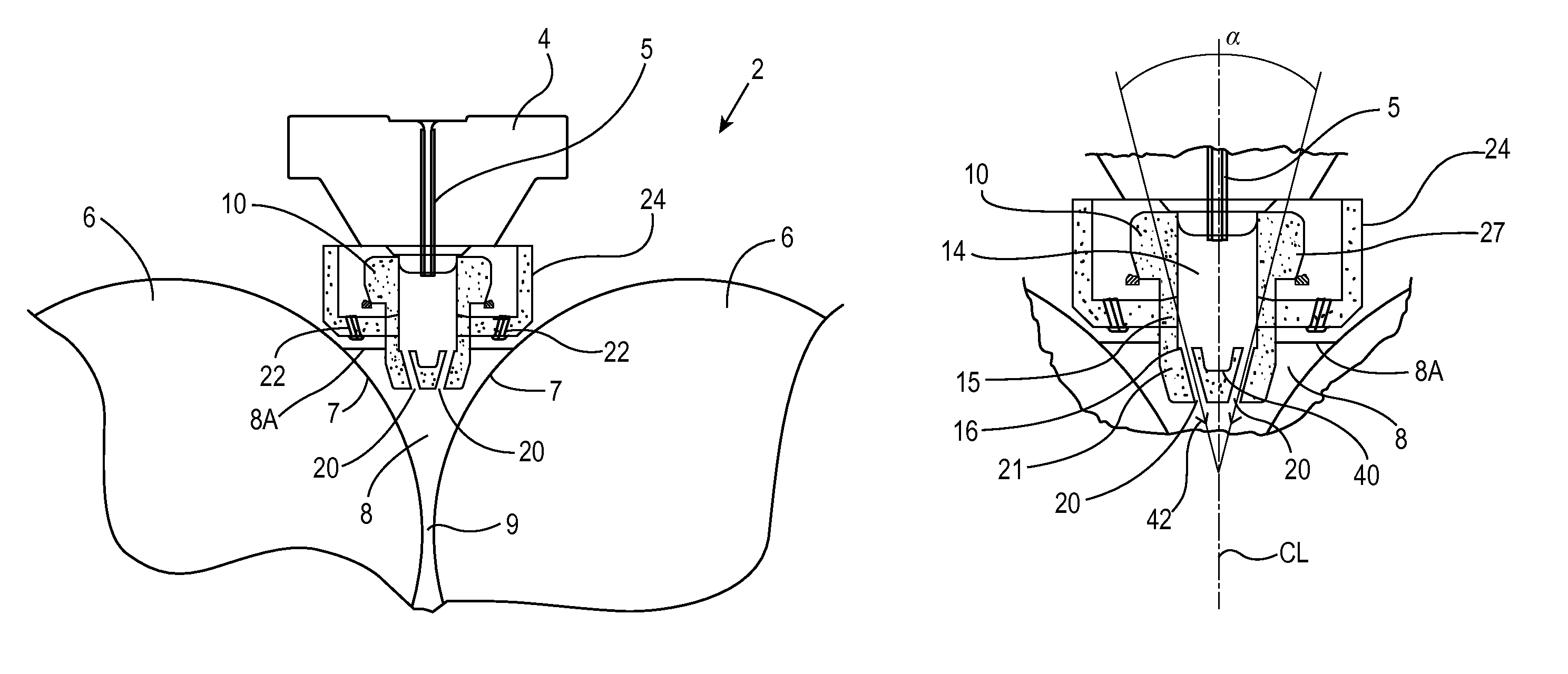 Casting delivery nozzle