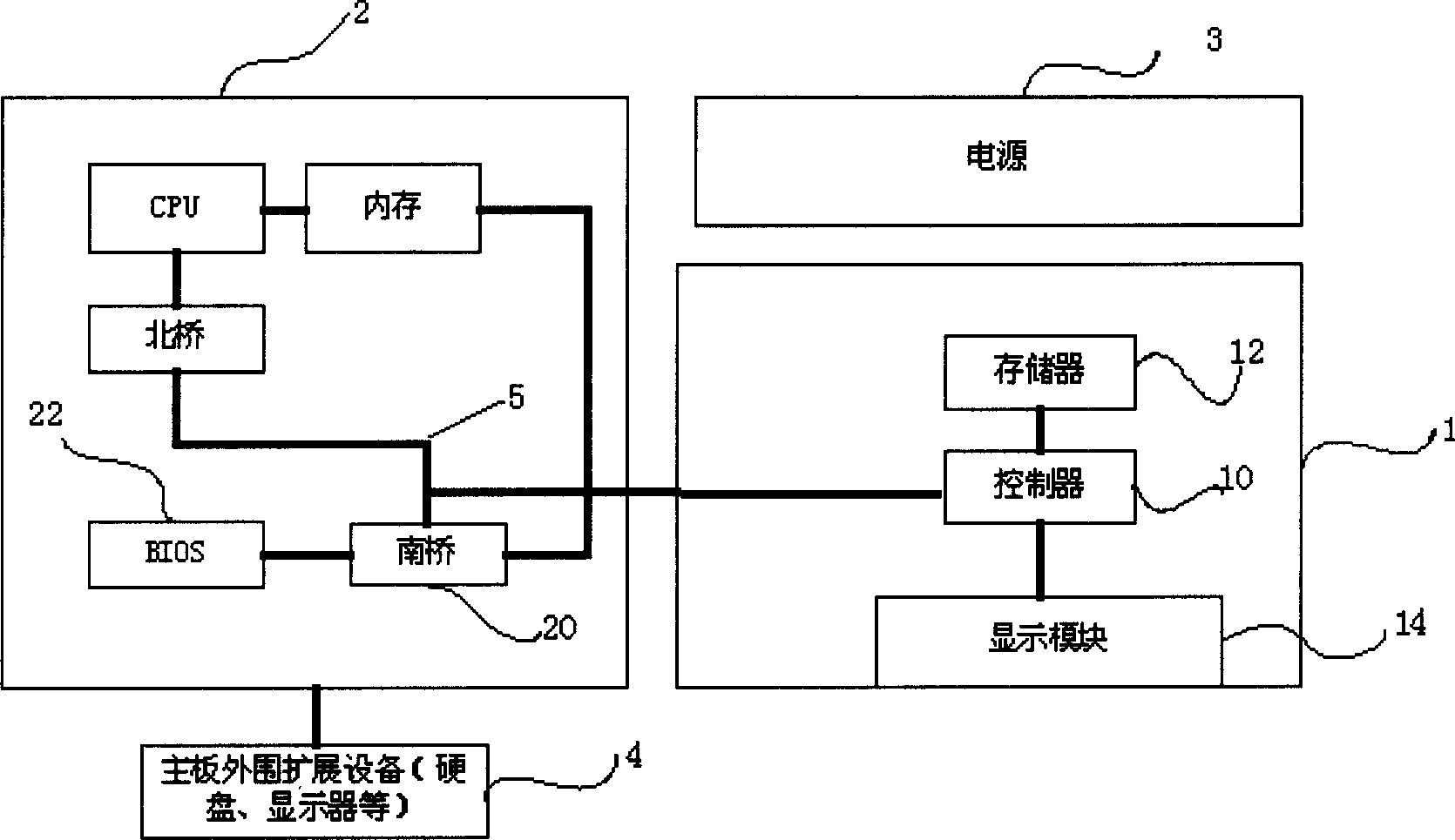 Detection and display method and device for computer self-test information