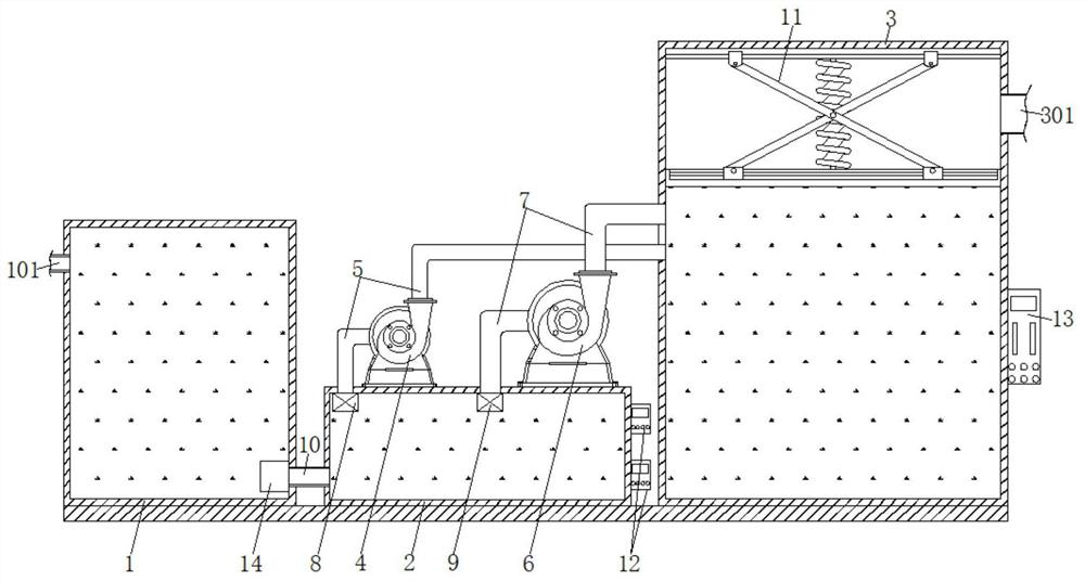 Intelligent variable-frequency constant-pressure water supply equipment