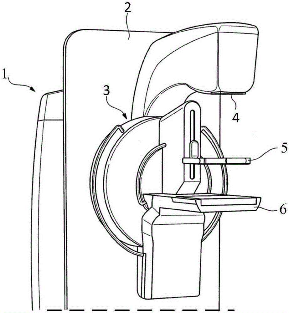 Mammary gland imaging device and control method thereof