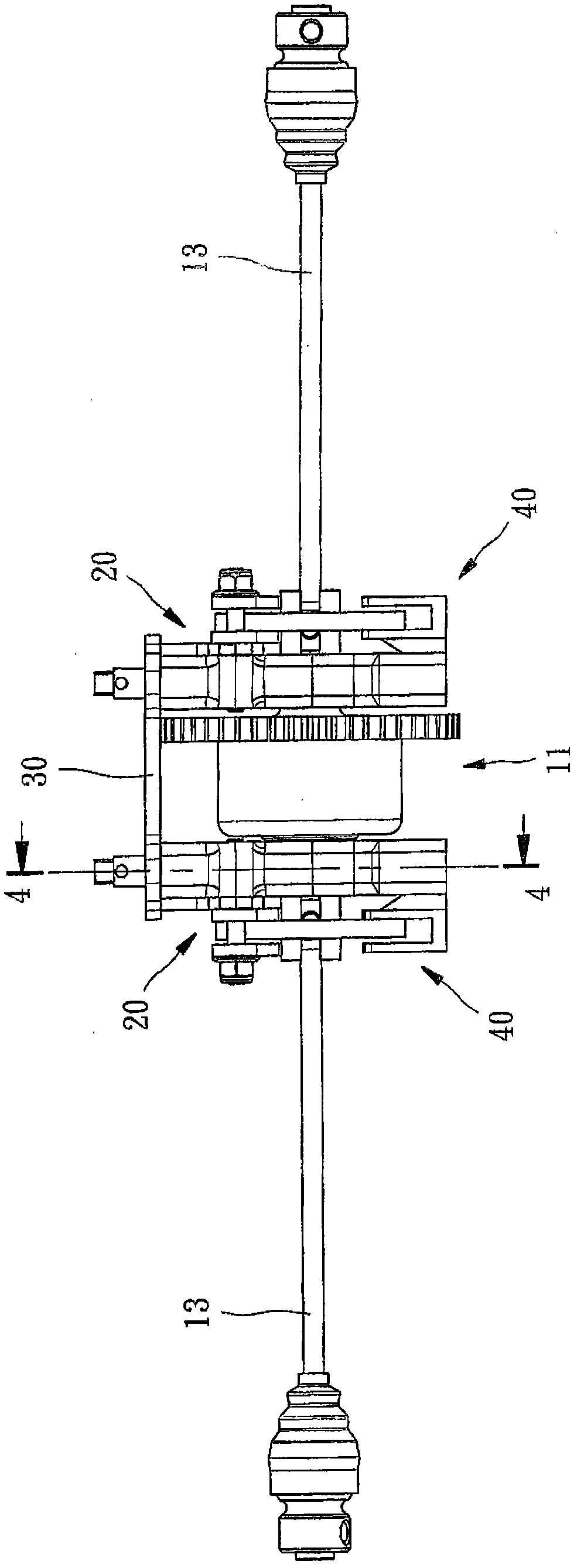 Impedance adjusting mechanism of remote control model car