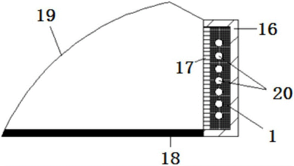 Greenhouse heat supplying device