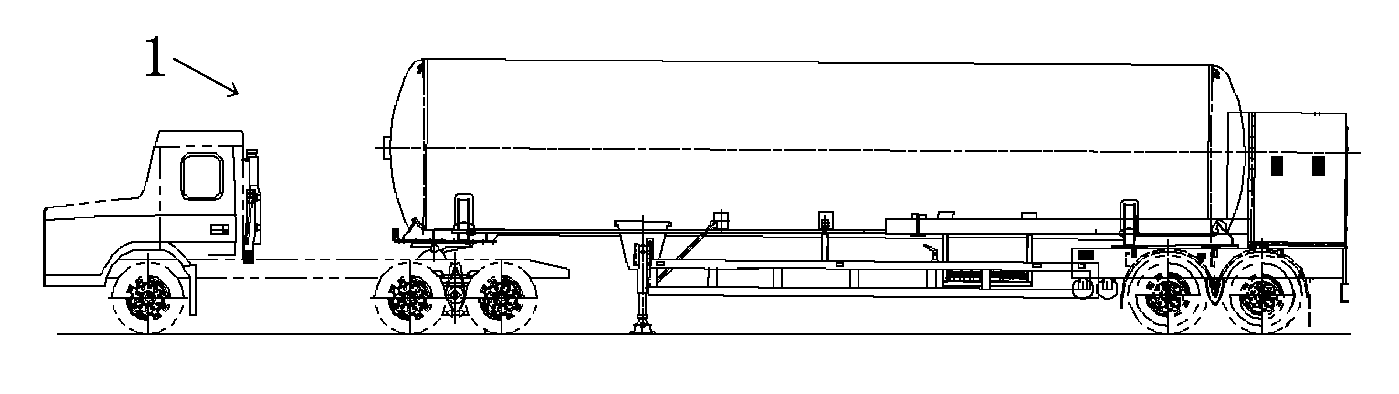 Mobile emergency natural gas supply system and mobile emergency natural gas supply method