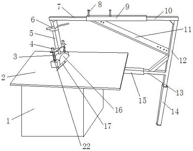 Suspended type adjustable protective cover mechanism of woodworking disk saw