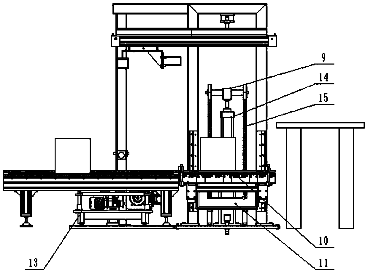 Automatic detection and transmission machine of concrete test blocks