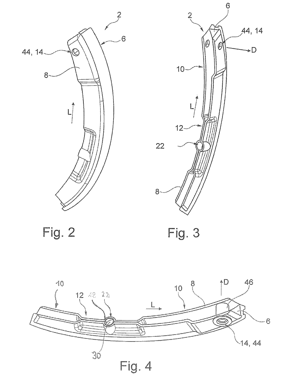 Tensioning rail, and traction mechanism drive including such a tensioning rail