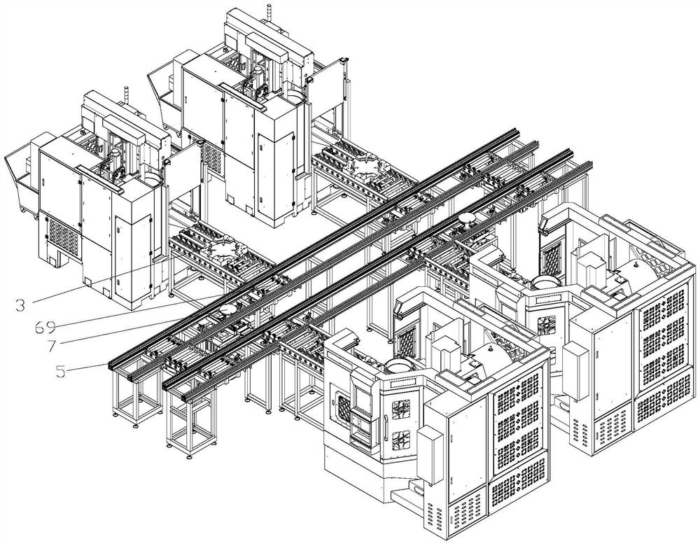 A casing automatic processing line