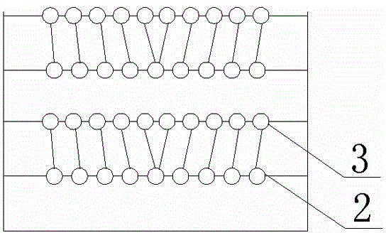 Medium-length hole blasting method used for underground mining