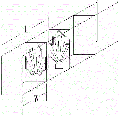 Medium-length hole blasting method used for underground mining