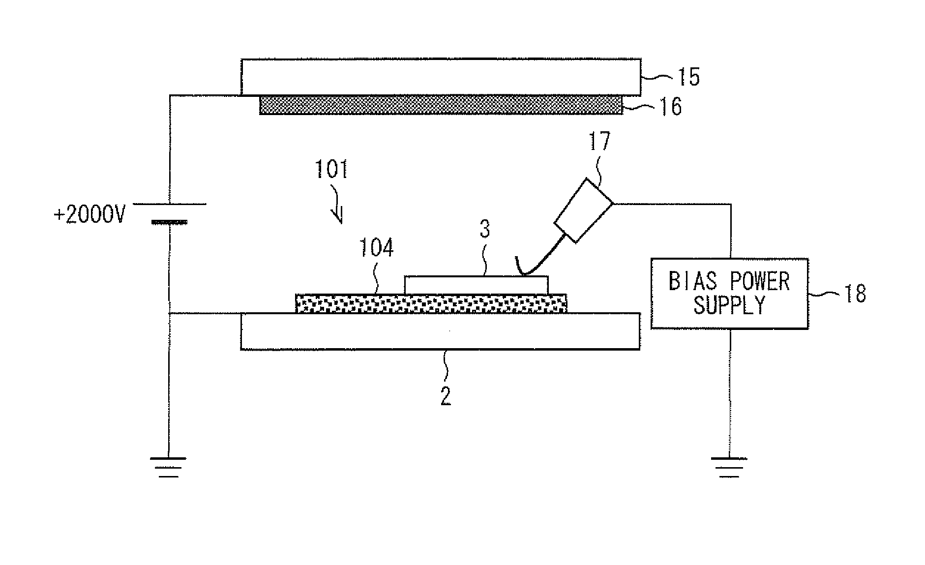 Electron emitting element, electron emitting device, light emitting device, image display device, cooling device, and charging device