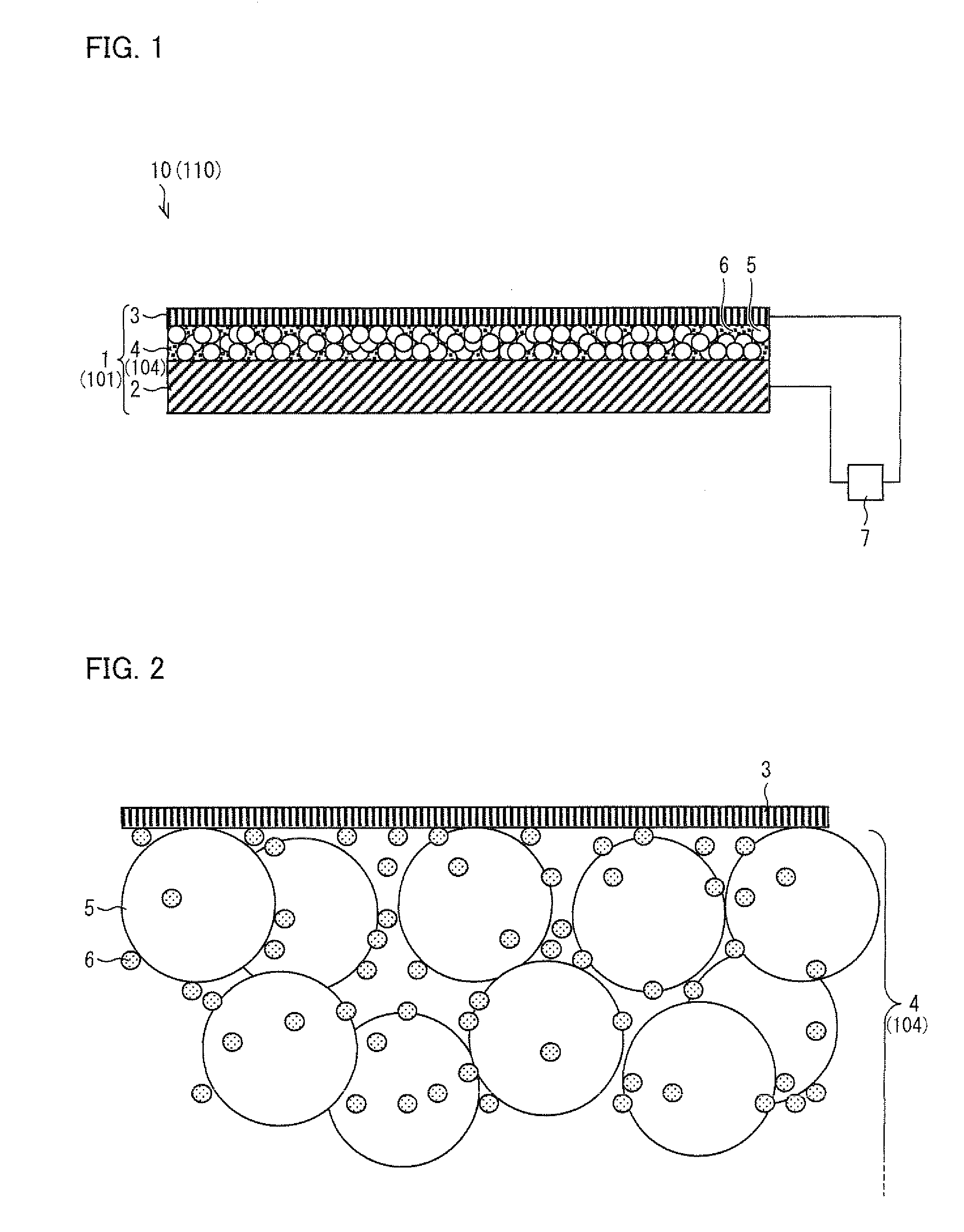 Electron emitting element, electron emitting device, light emitting device, image display device, cooling device, and charging device