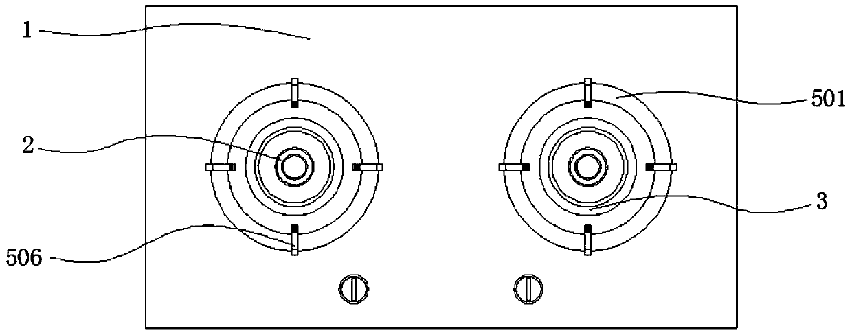 Gas kitchenware with warning function