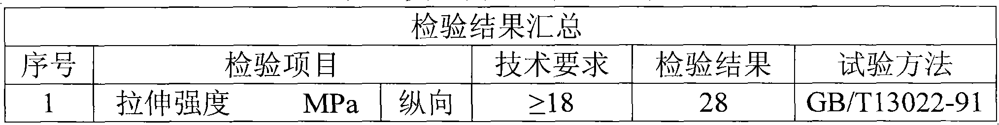 Polyethylene recyclable isolation film for tire production