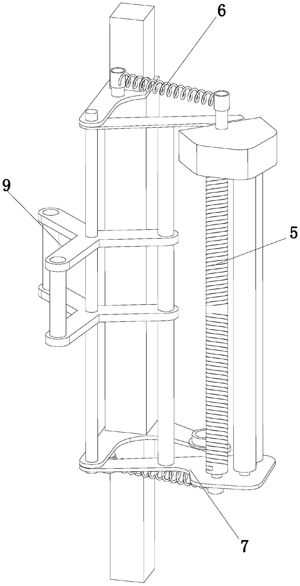 Film supply mechanism of bale wrapping machine