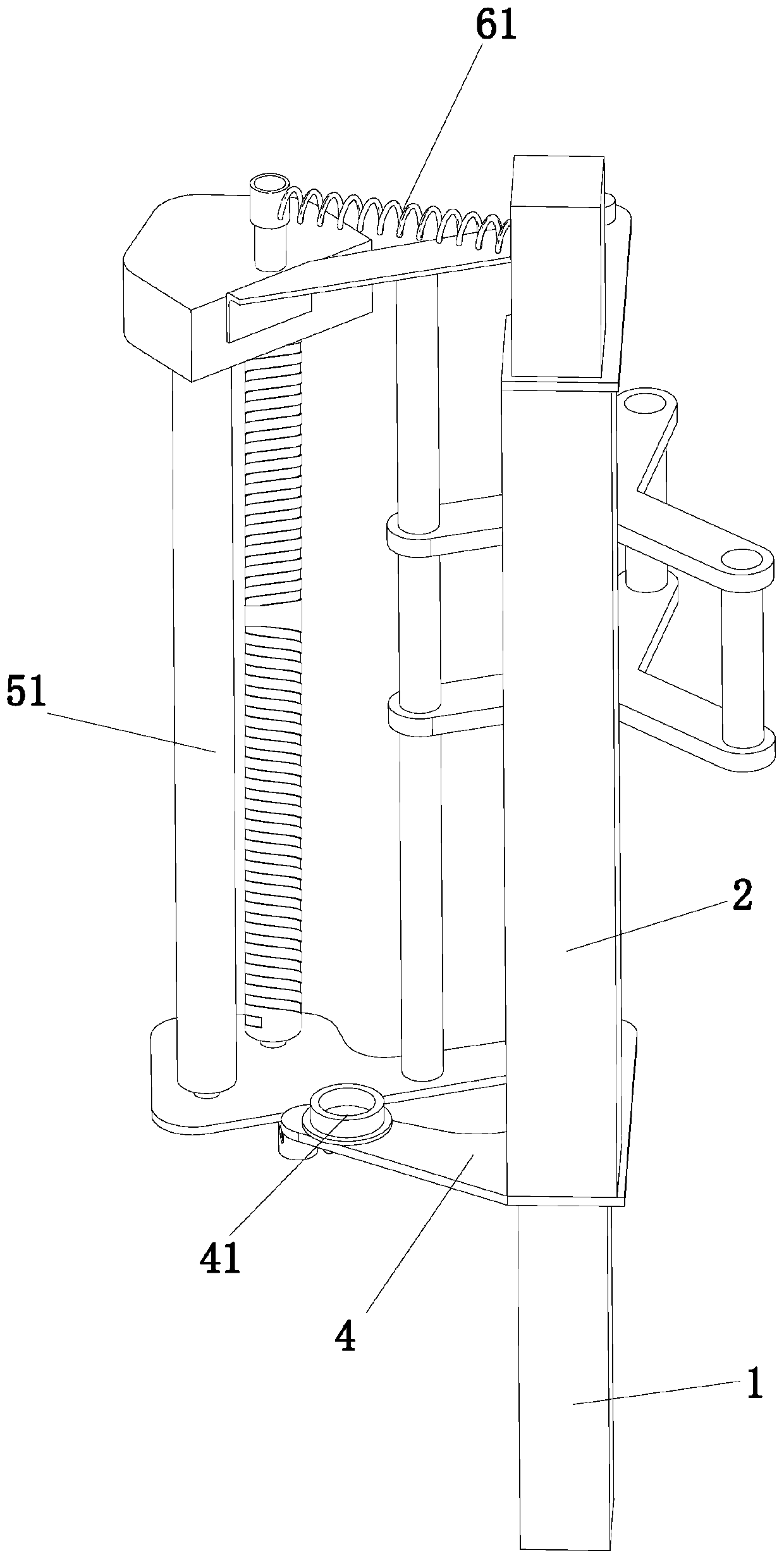 Film supply mechanism of bale wrapping machine