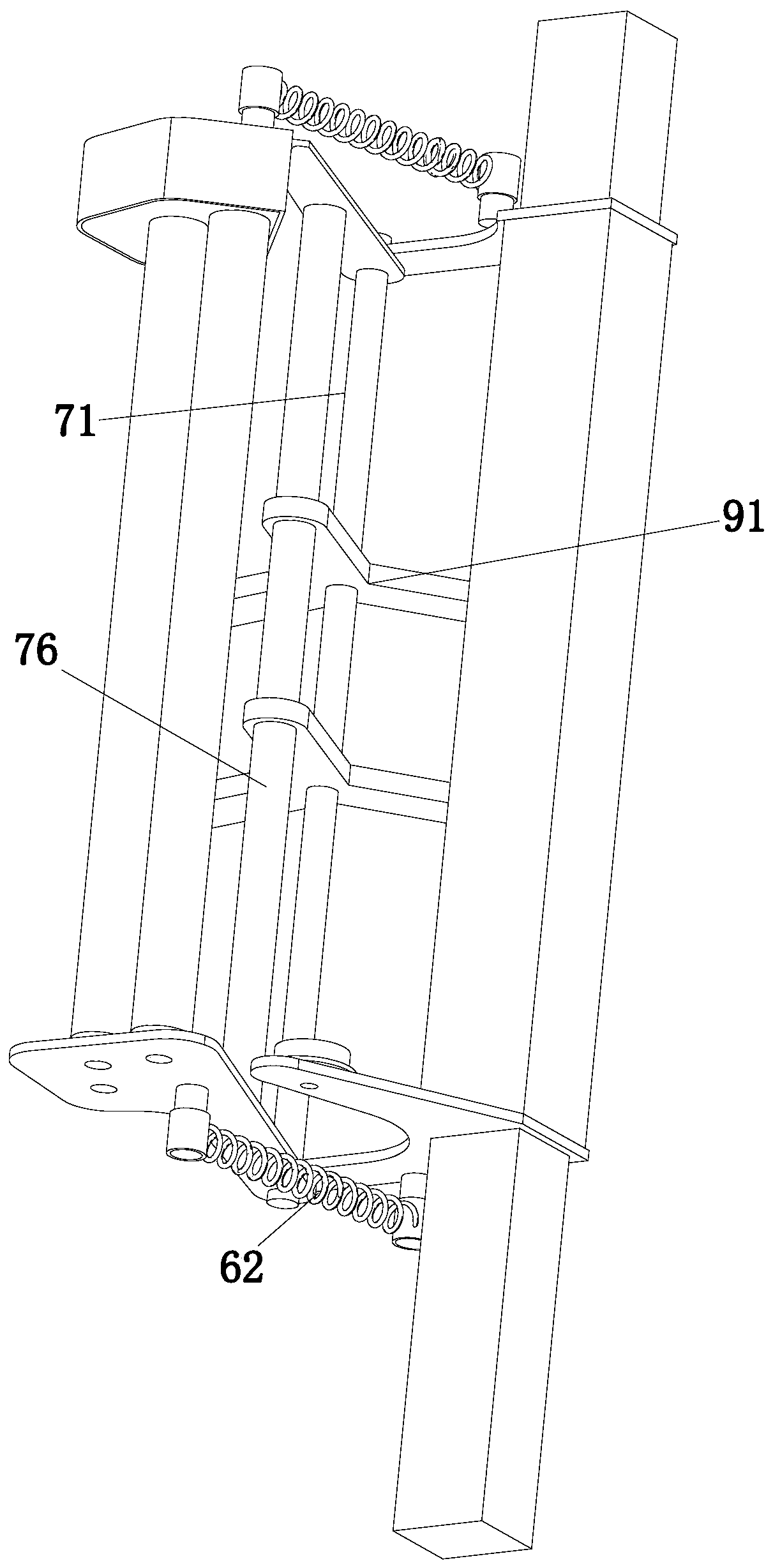 Film supply mechanism of bale wrapping machine