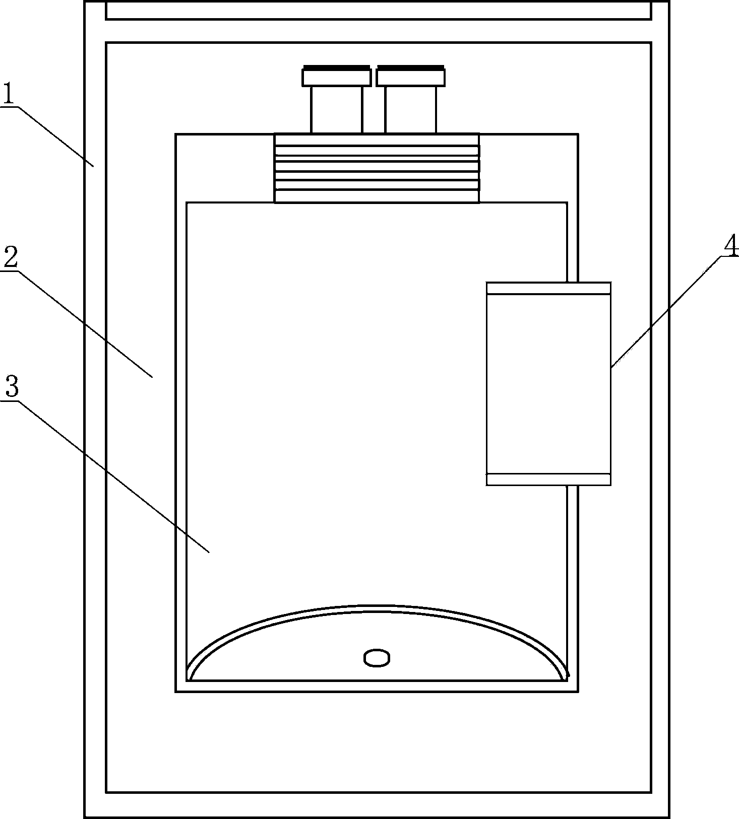 Vacuum leak-detection sterile dual-valve soft bag transfusion combined bag