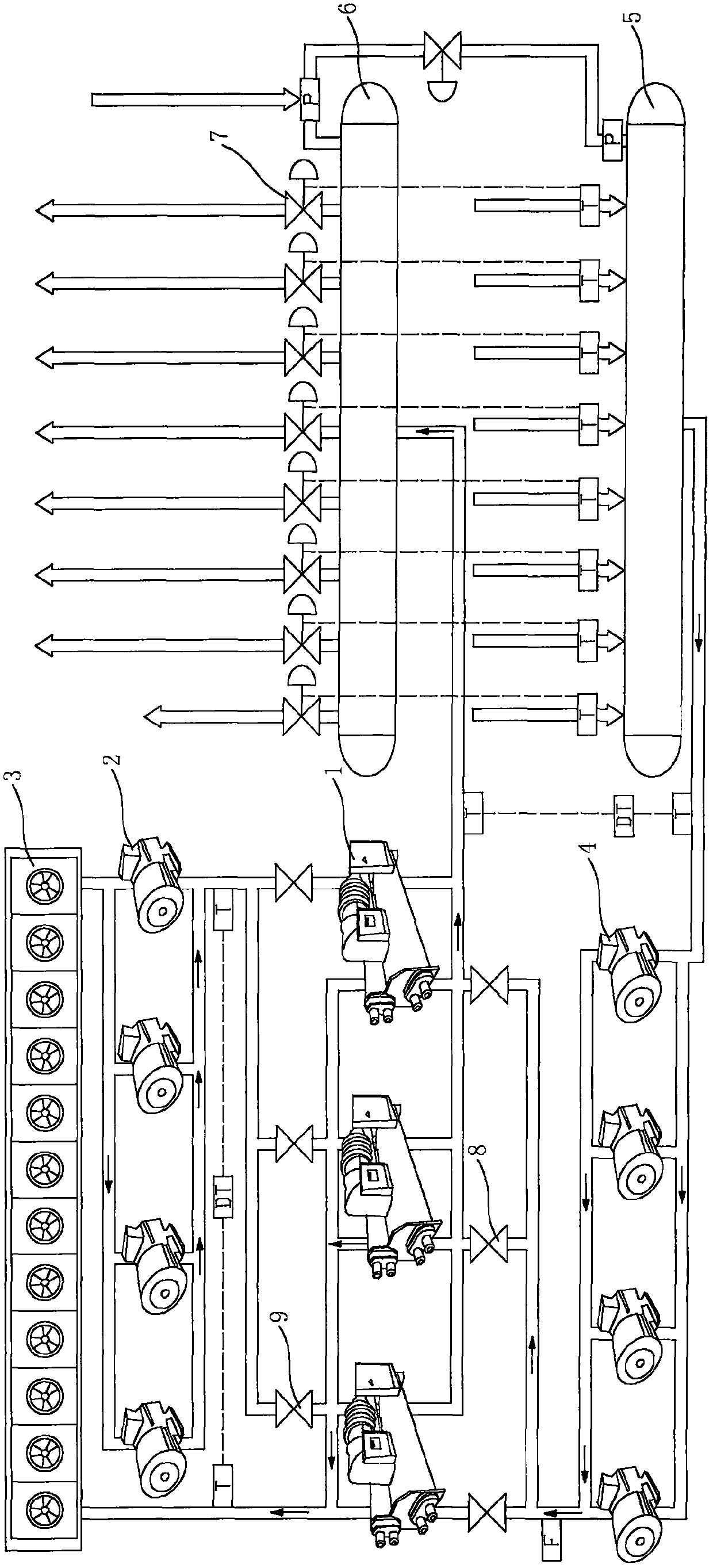 Central air-conditioning variable flow optimization system