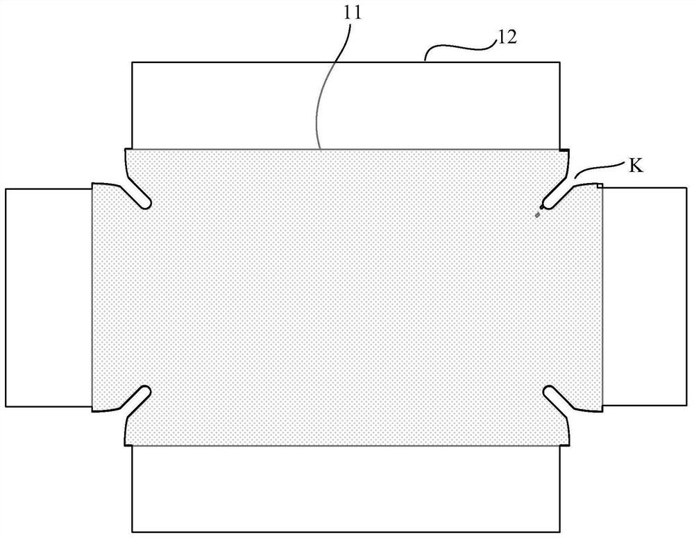 Manufacturing method of profiling module, curved display screen and bonding system thereof