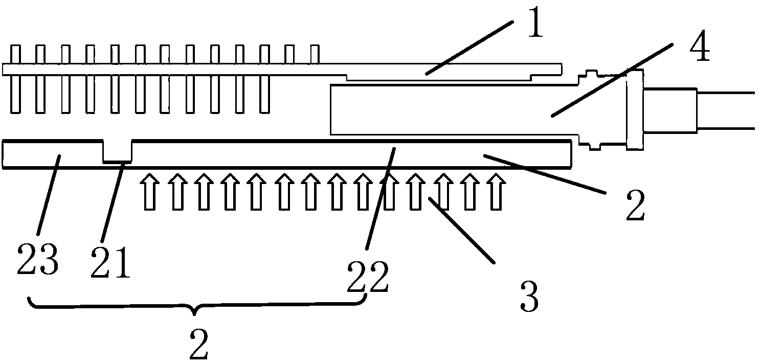 Heat-dissipating structure of optical module