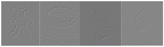 Color image segmenting method based on pixel probability density classification