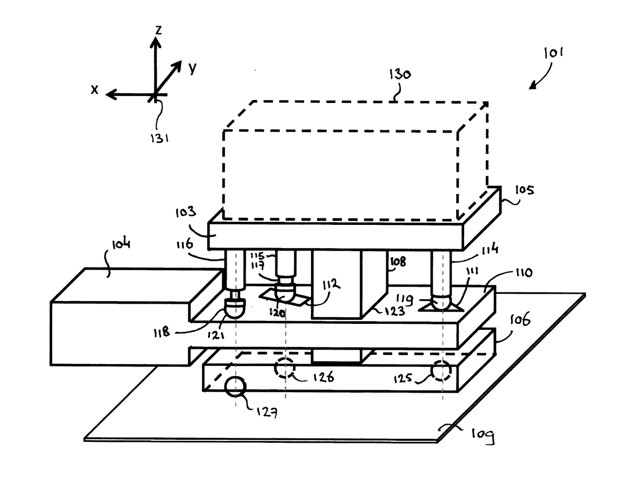 System and method of performing scanning probe microscopy on a substrate surface