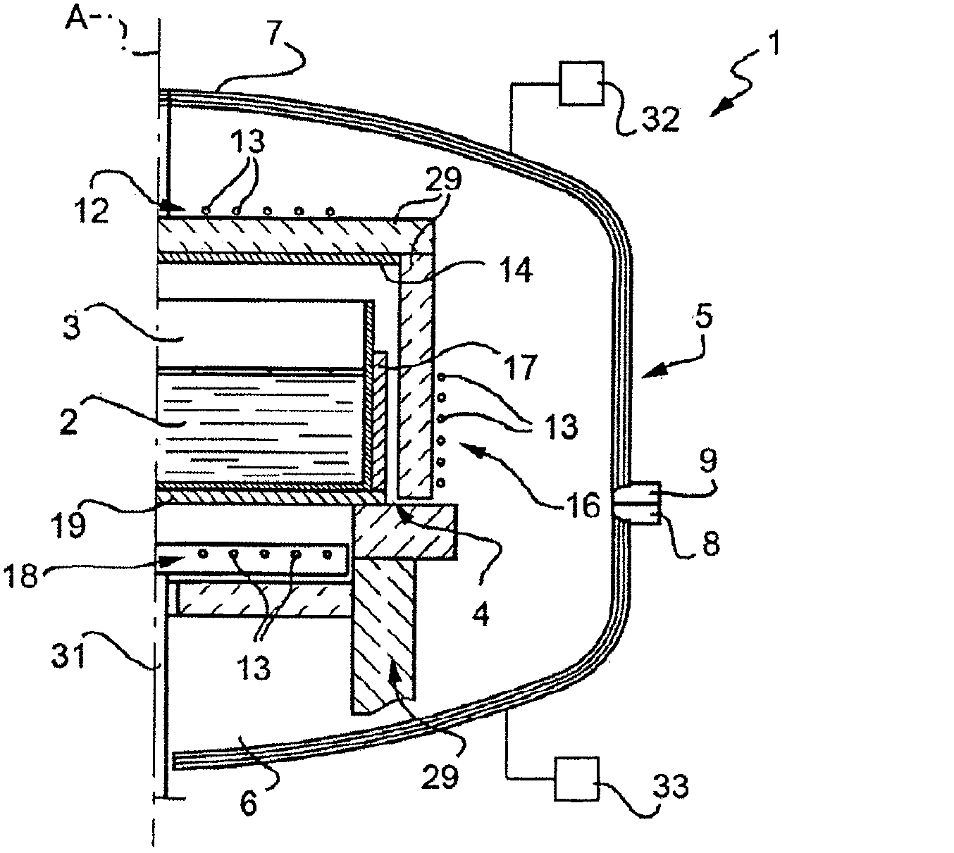 Method and device for obtaining a multicrystalline semiconductor material, in particular silicon