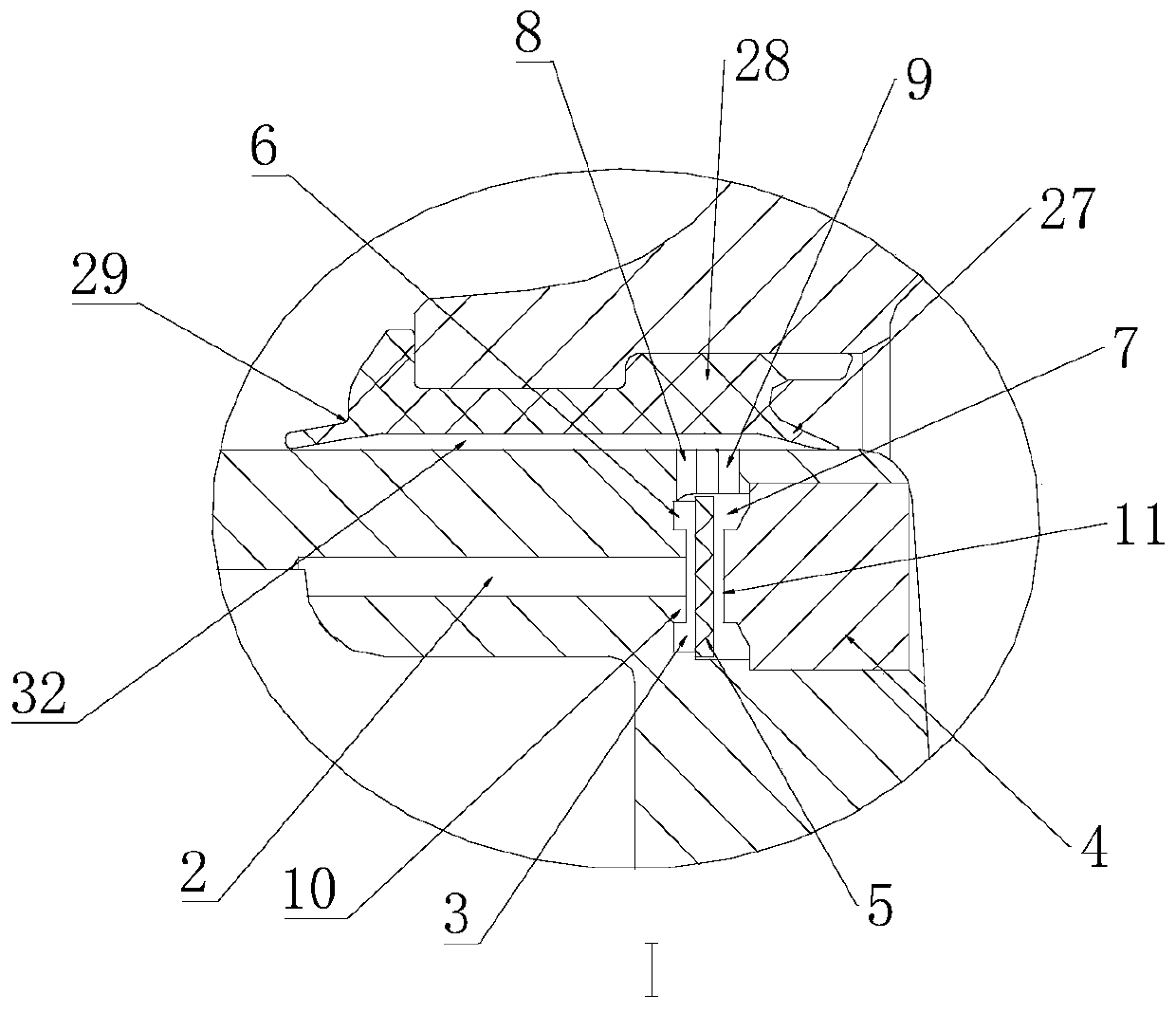 Breather valve for spring braking air chamber and spring braking air chamber