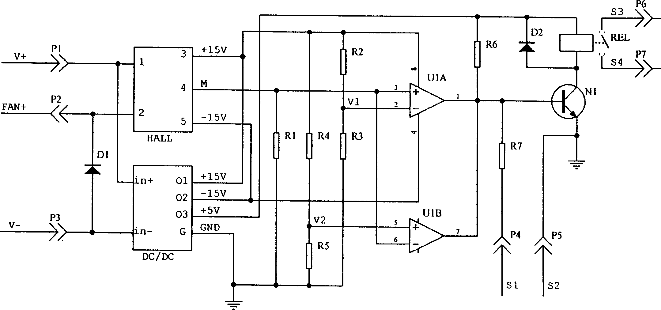 Excess temperature protector for driving motor of electric automobile