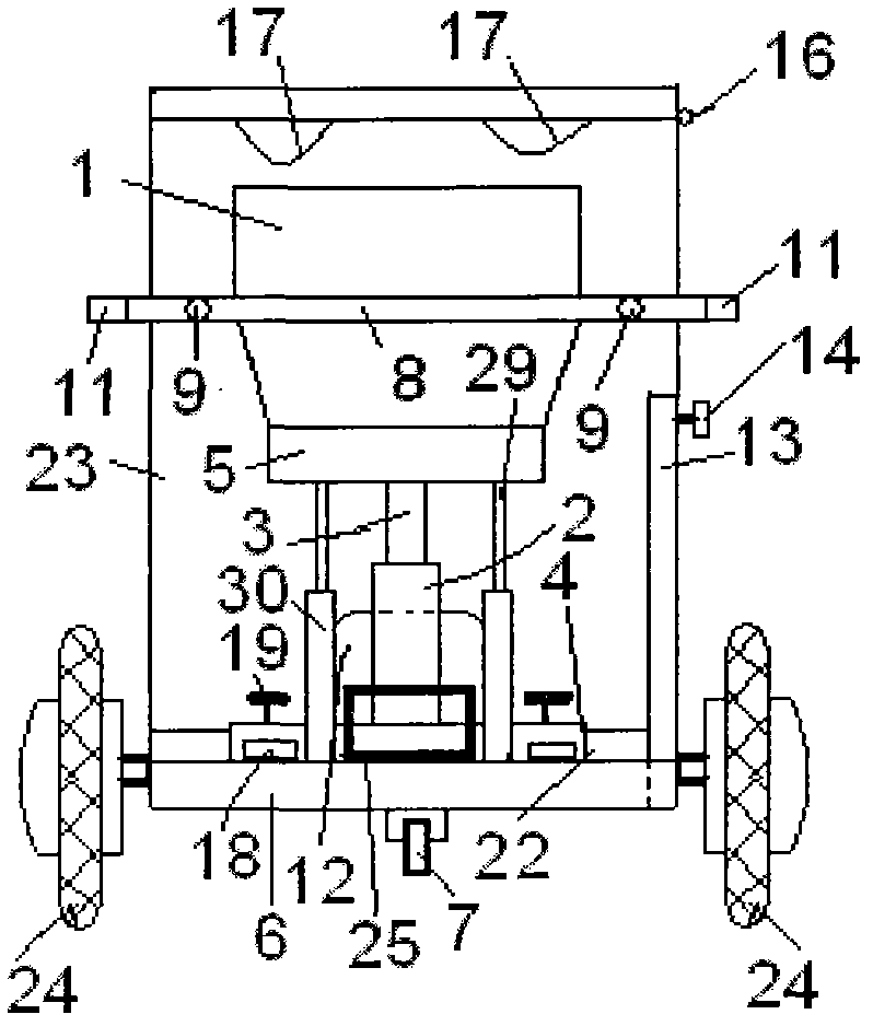 Multifunctional electric cart facilitating defecation of high paraplegia patient