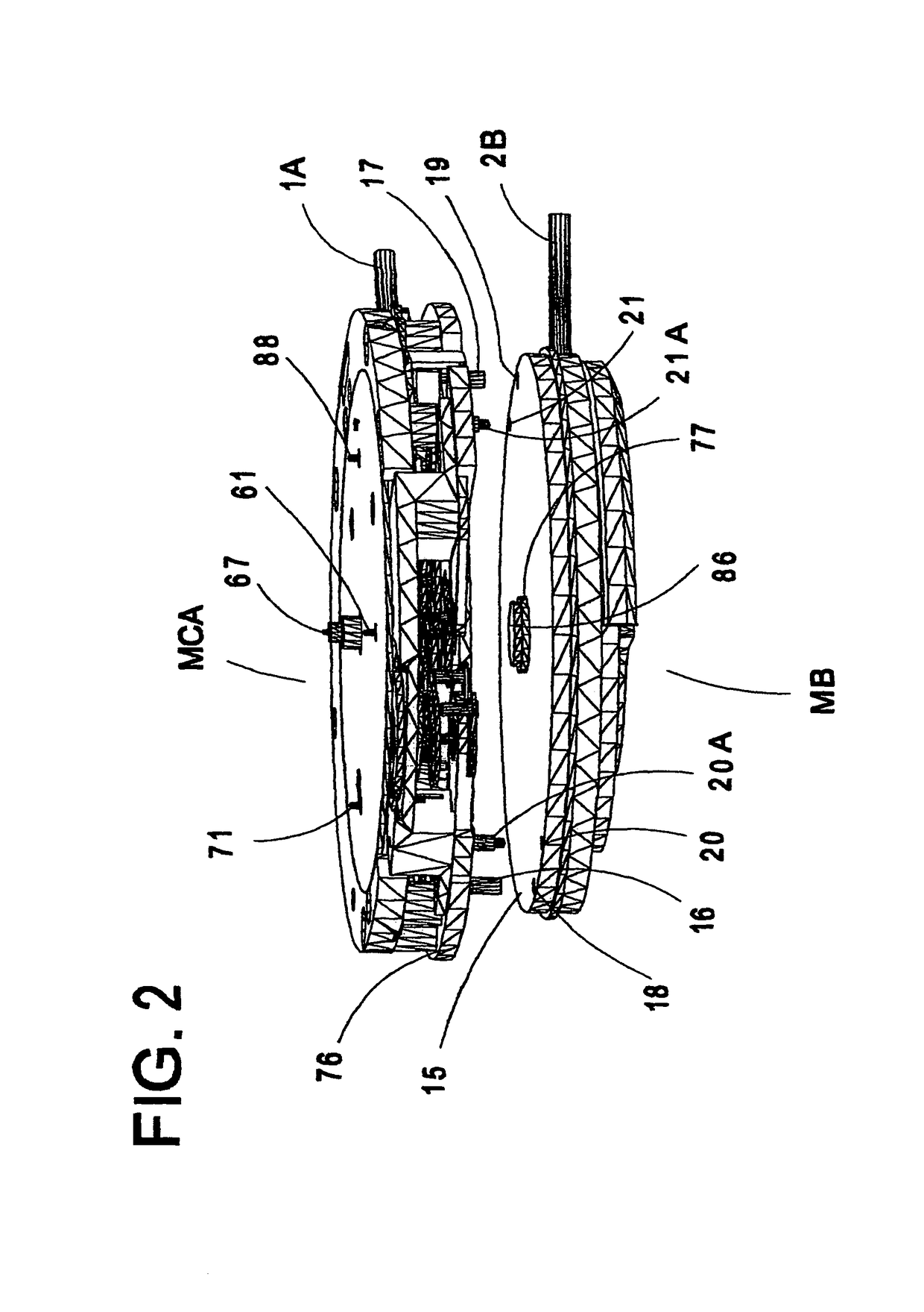 Device comprising a clock movement and a chronograph module