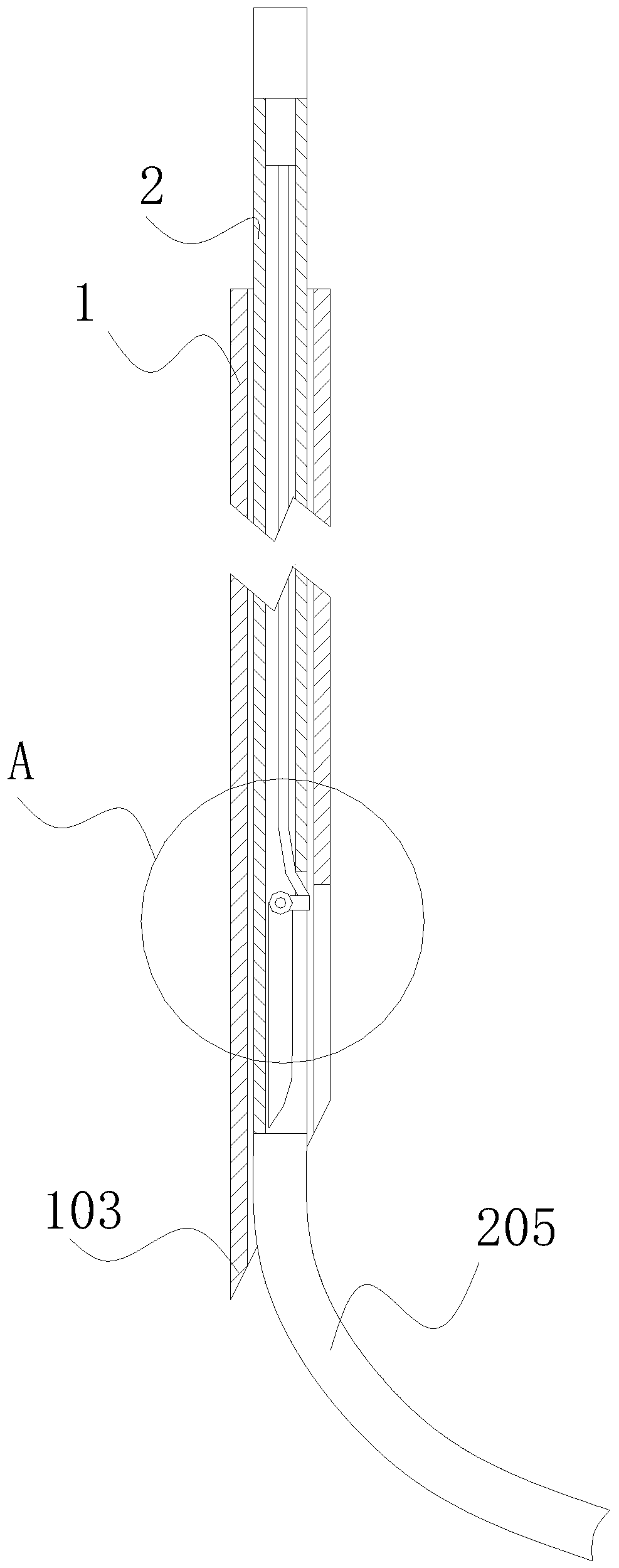 Tracheotomy cannula assembly and pen type integrated device thereof