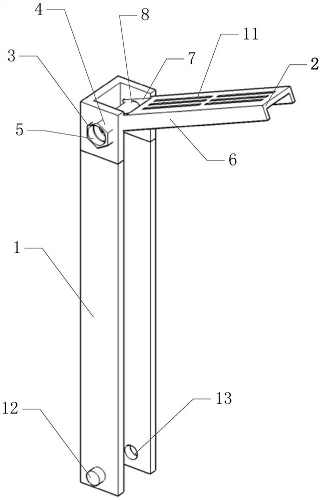 Connecting and fixing device of plate heat exchanger