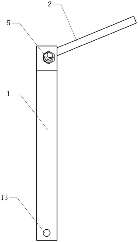 Connecting and fixing device of plate heat exchanger