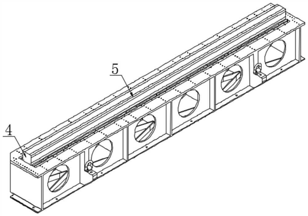 Truss cross beam and manufacturing method thereof