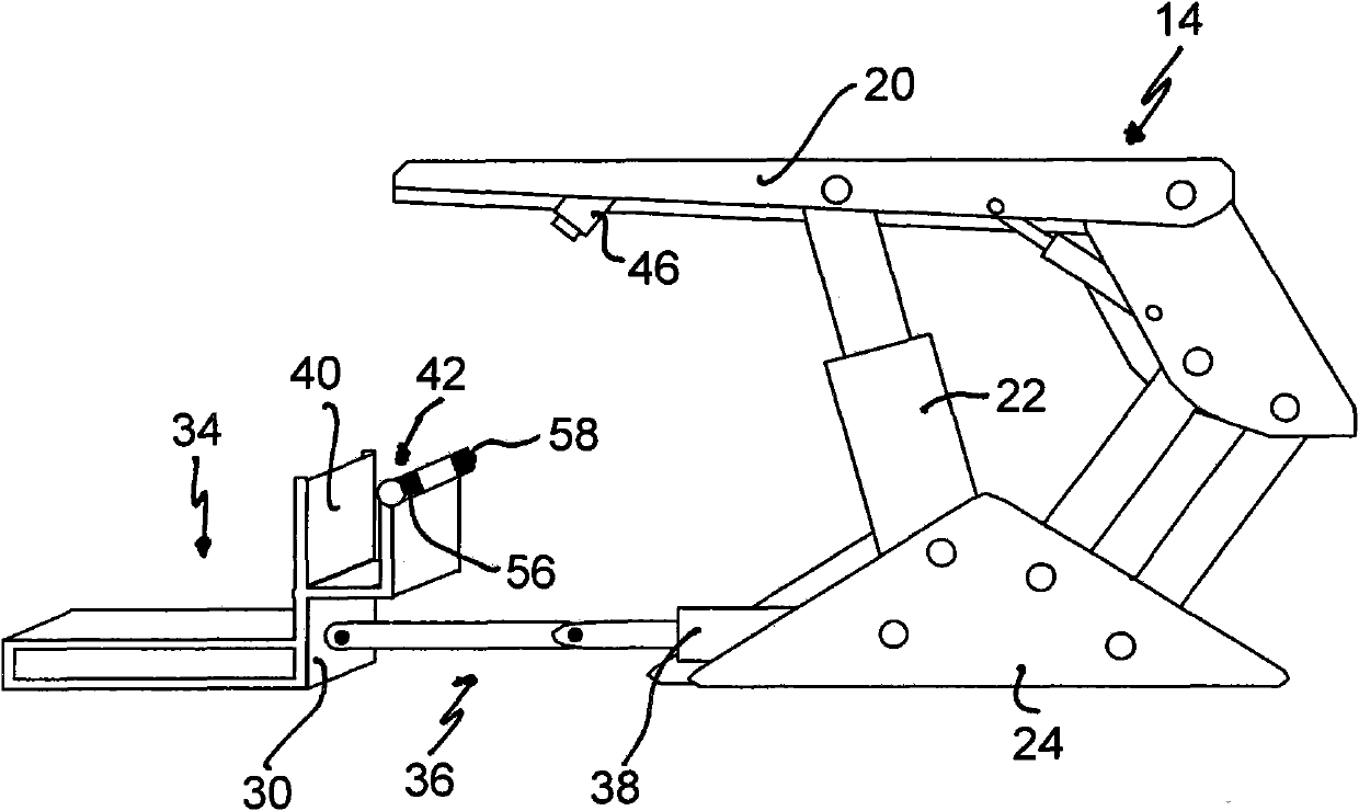 Method for controlling advancing mechanism