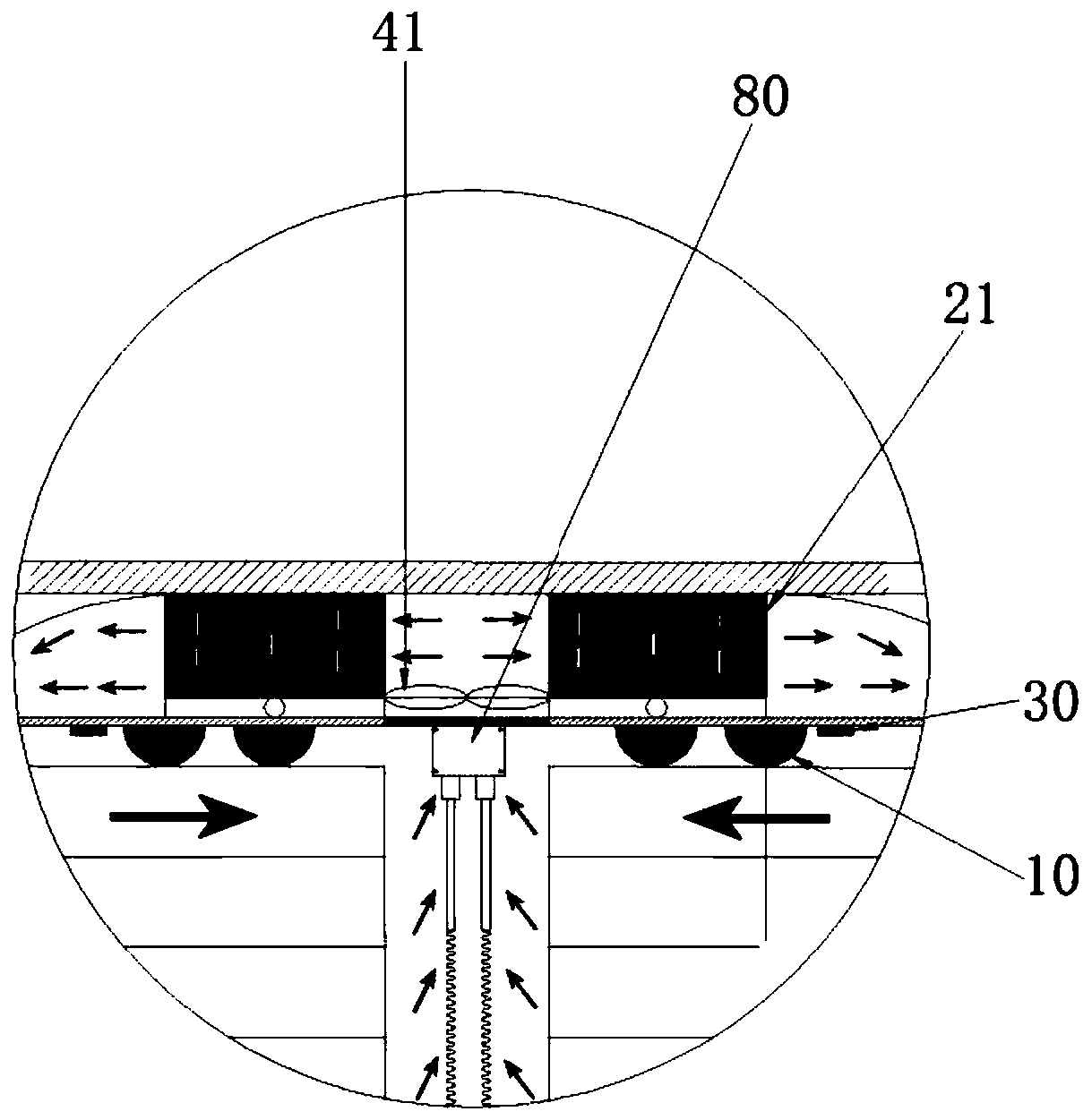 Container-type fruit and vegetable ripening device