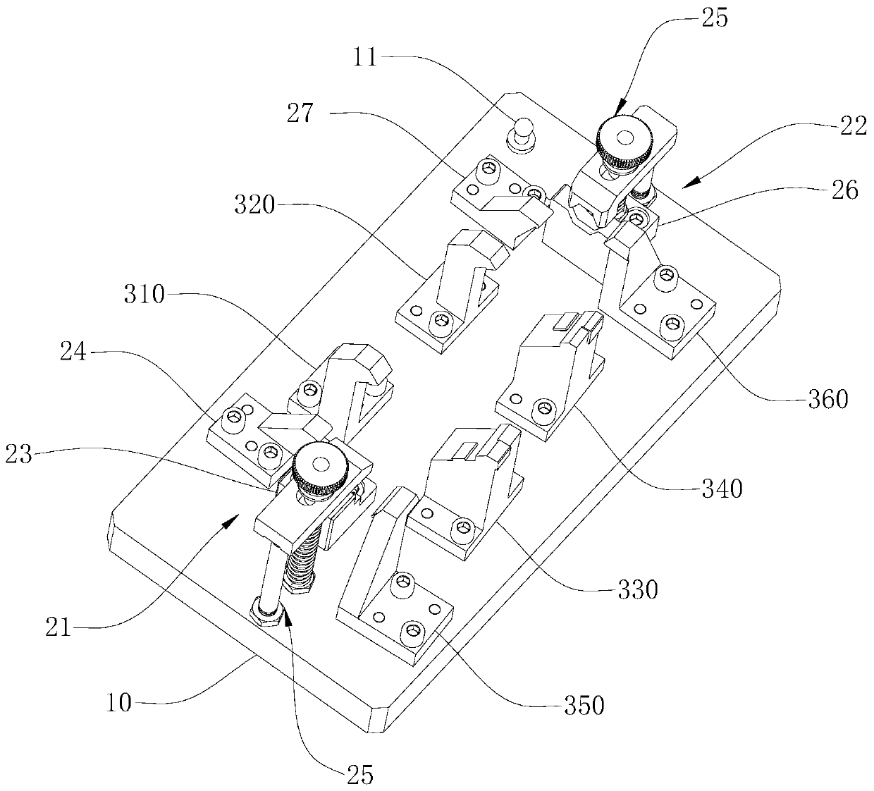 Measurement device and measurement method of exhaust area of single-guide vane