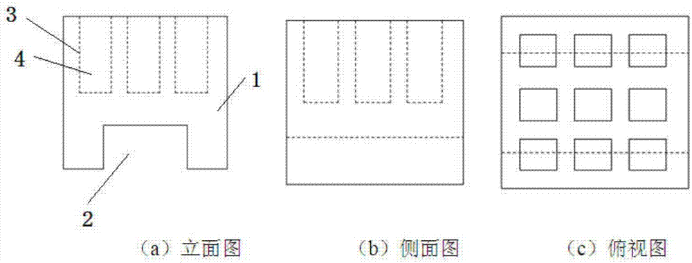 Massaging water-passing water-permeable grass-planted brick with heavy-metal filtering layer and preparation method thereof