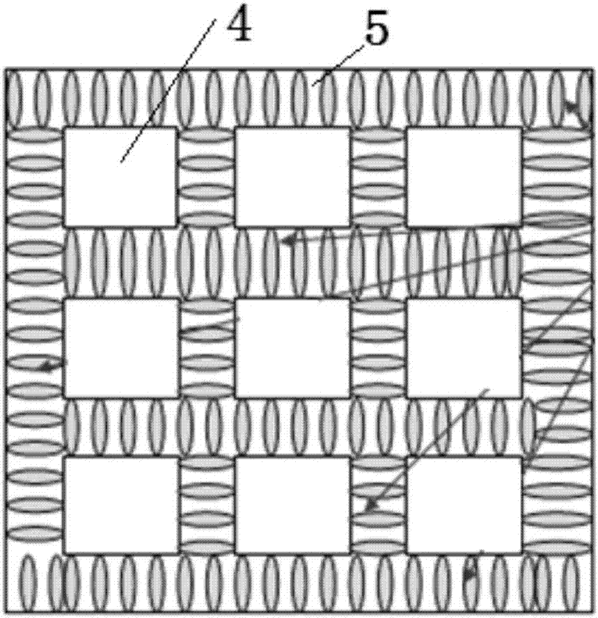 Massaging water-passing water-permeable grass-planted brick with heavy-metal filtering layer and preparation method thereof