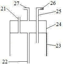 Open-loop type in-situ measurement method and device for exhalation rate of radon in water body