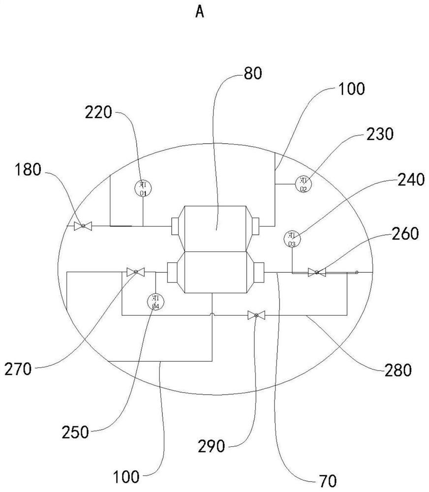 Flue gas waste heat recycling system