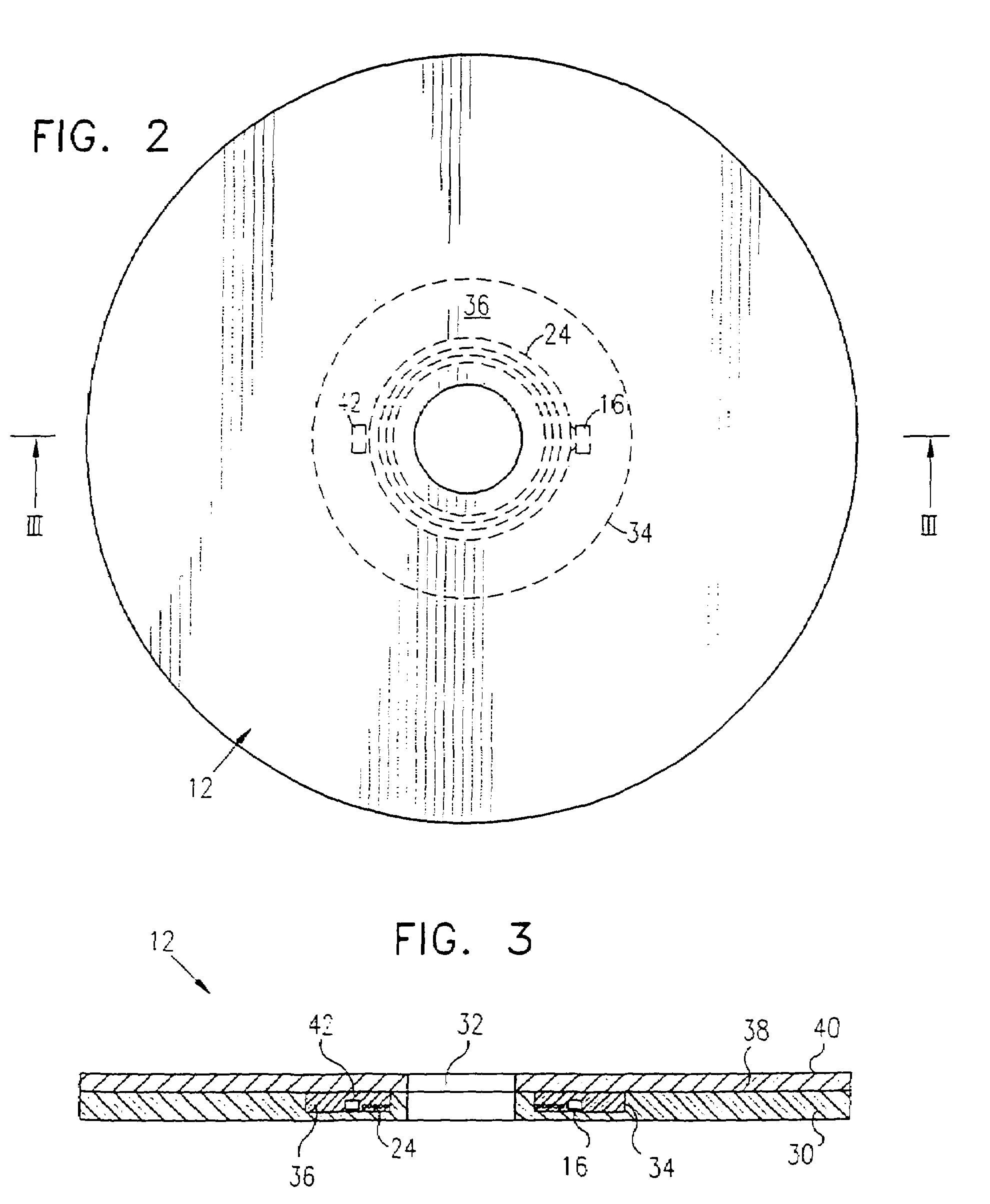 Protection of data on media recording disks