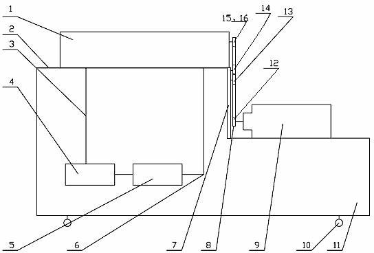 Test bed for valve actuating mechanism of engine with top-mounted cam shafts