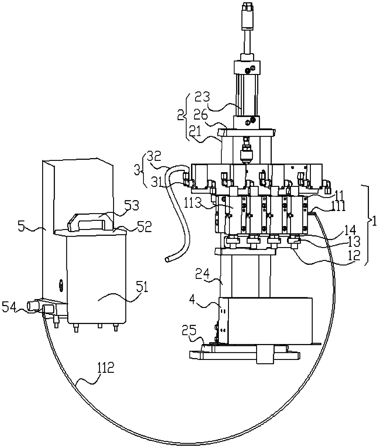 Lipstick inner tube oil injection mechanism